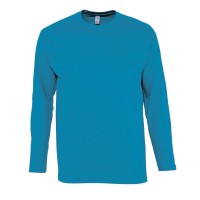 Футболка мужская с длинным рукавом Monarch голубая, 3XL