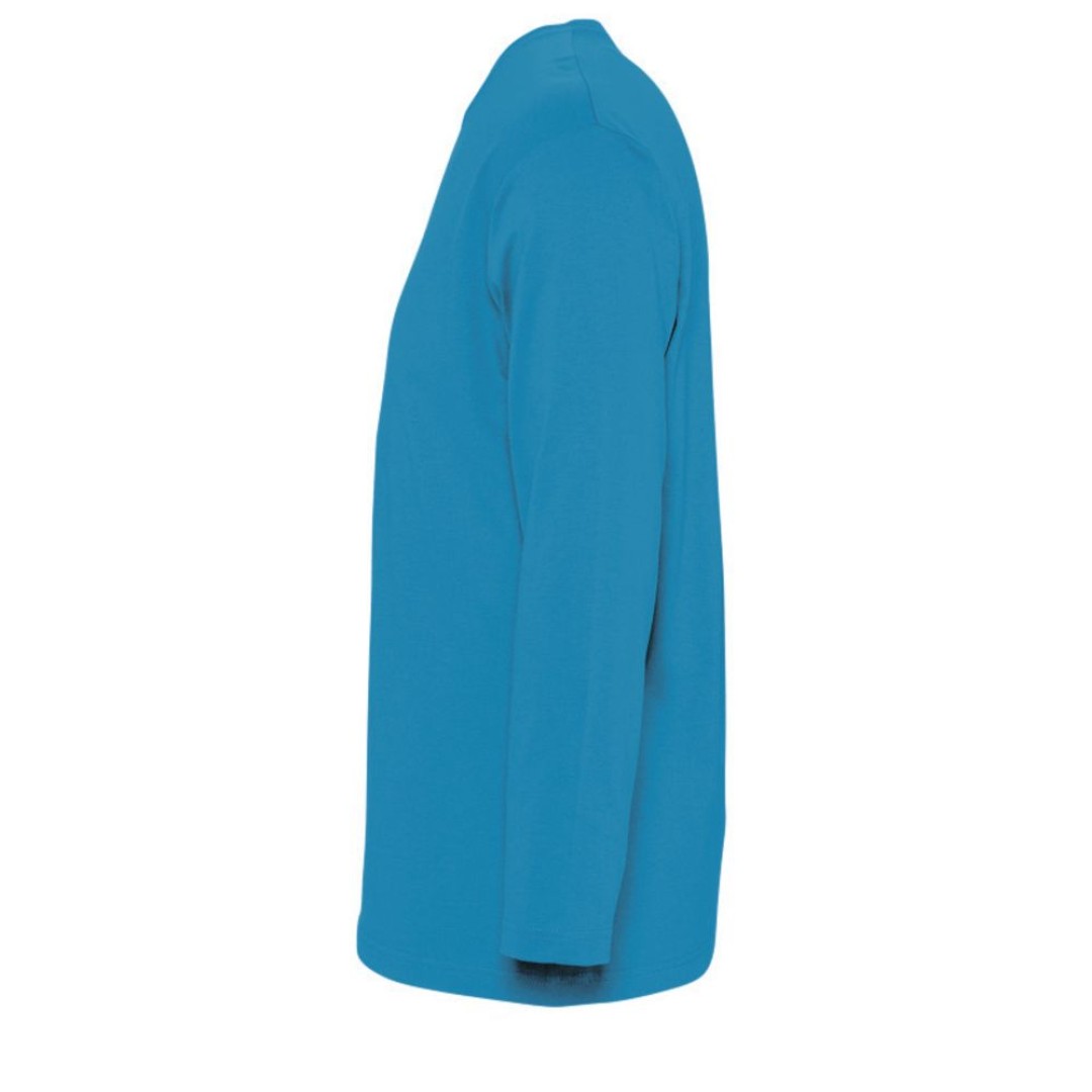 Футболка мужская с длинным рукавом Monarch голубая, XL