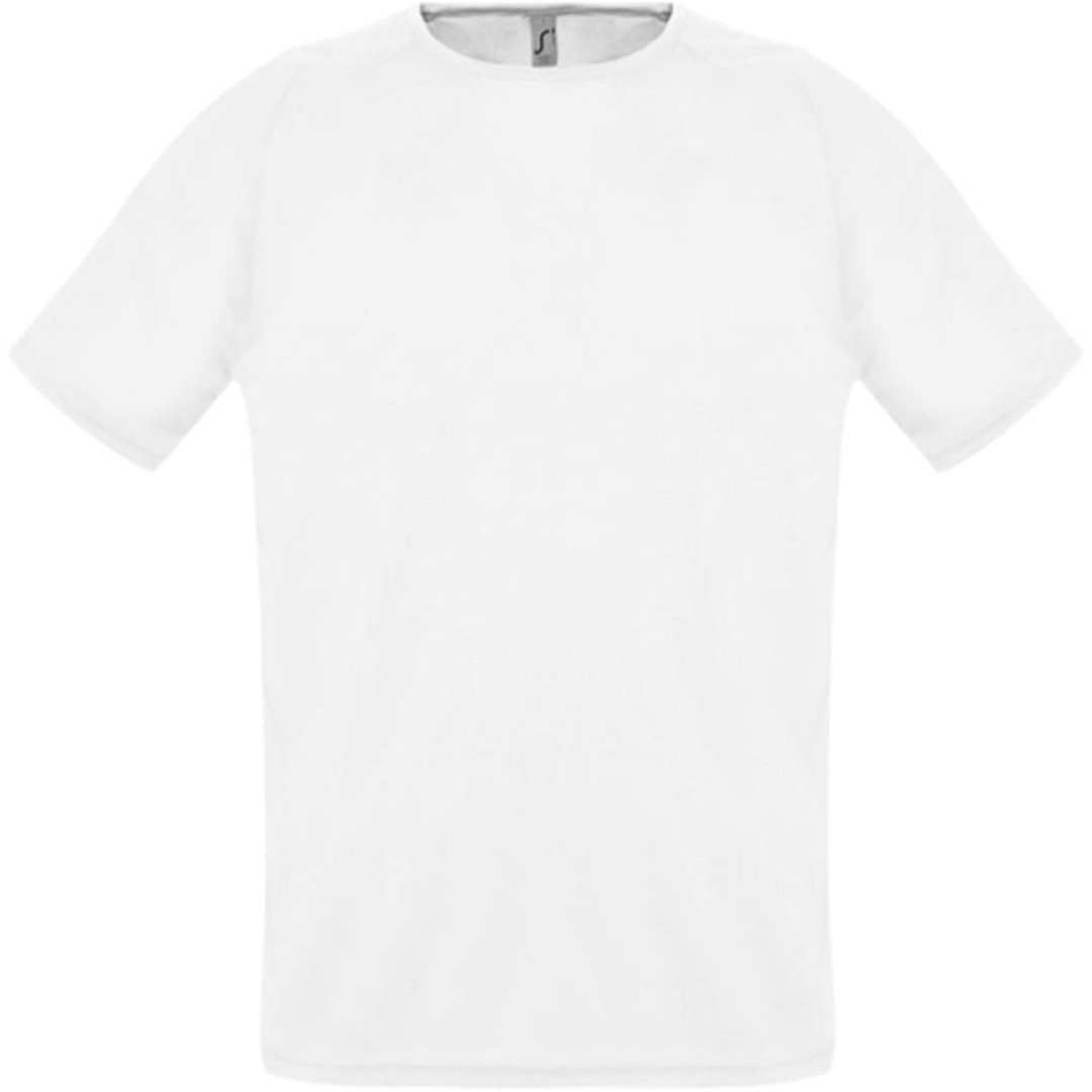 Футболка унисекс Sporty 140 белая, XL