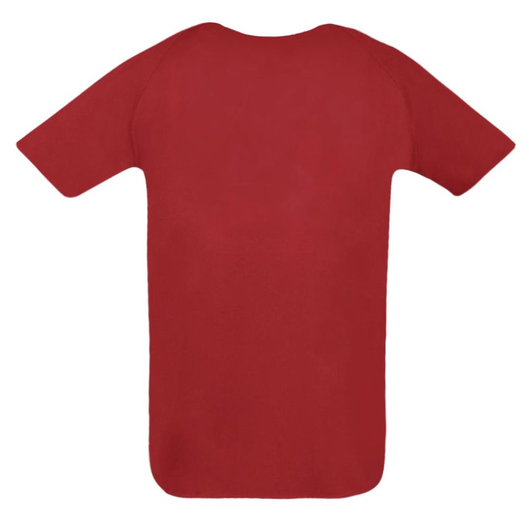 Футболка унисекс Sporty 140 красная, XL