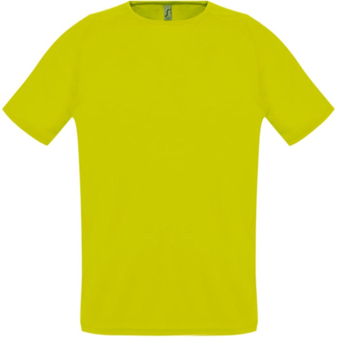 Футболка унисекс Sporty 140 желтый неон, XL