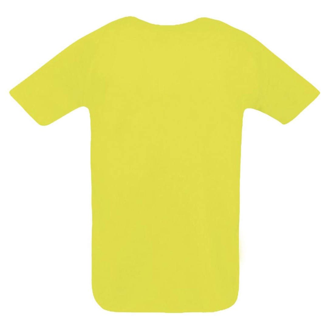 Футболка унисекс Sporty 140 желтый неон, XL