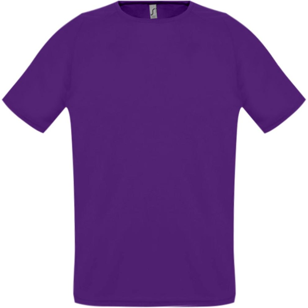 Футболка унисекс Sporty 140 темно-фиолетовая, XXs