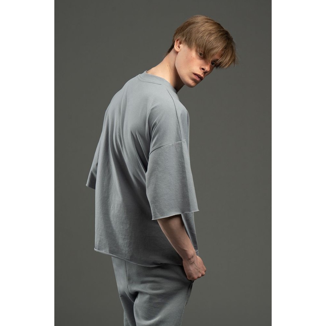 Футболка унисекс T1, серая, размер XS/S