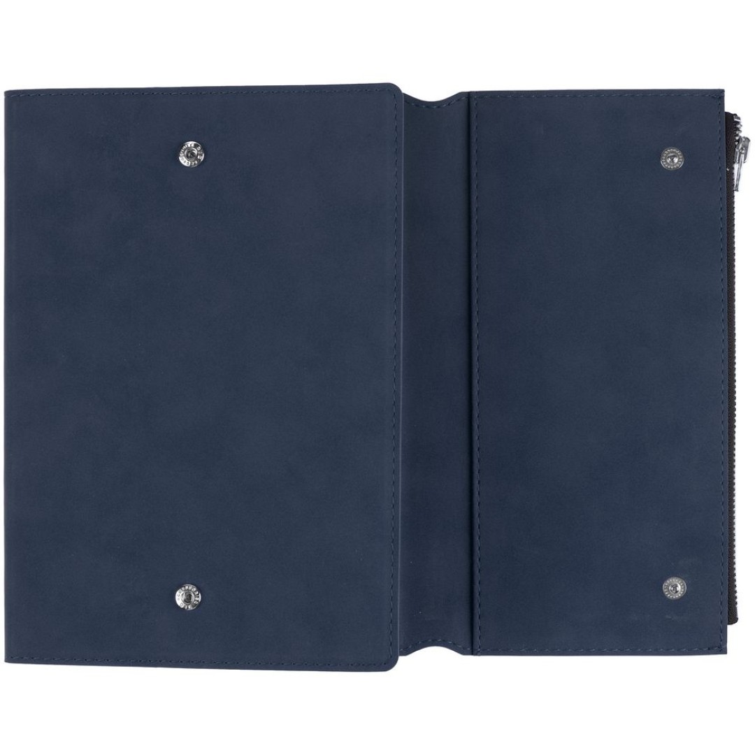 Ежедневник Grace на заказ, недатированный, темно-синий