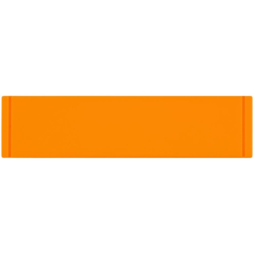 Лейбл из ПВХ Tarea, оранжевый неон