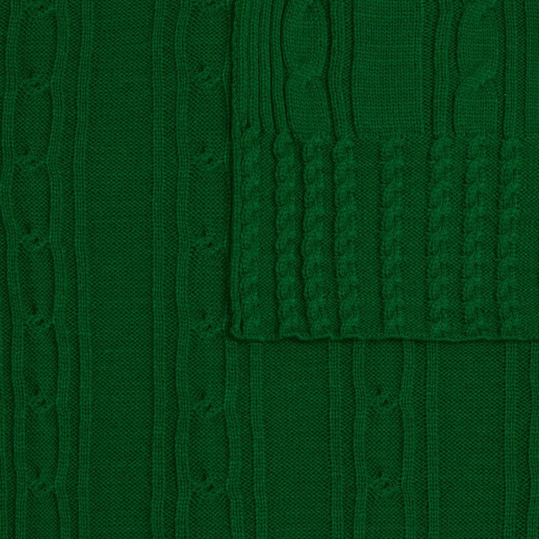 Плед Remitti, глубокий зеленый