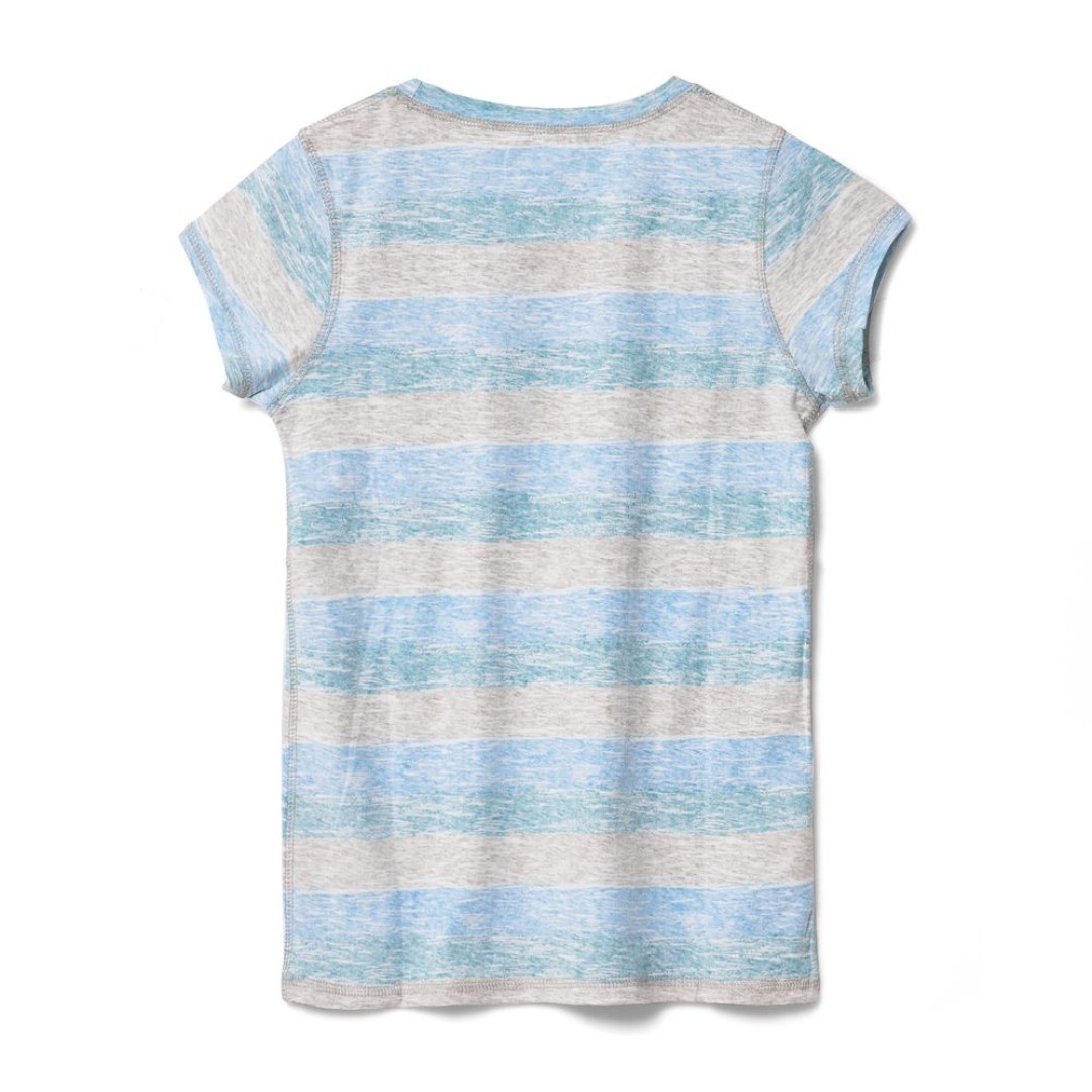 Футболка женская RAYET LADY двусторонняя, голубой/зеленый, S