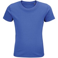 Футболка детская Pioneer Kids, ярко-синяя, на рост 118-128 см (8 лет)