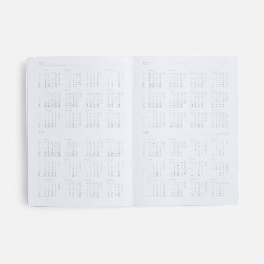 Ежедневник Must Metal, датированный, бирюзовый