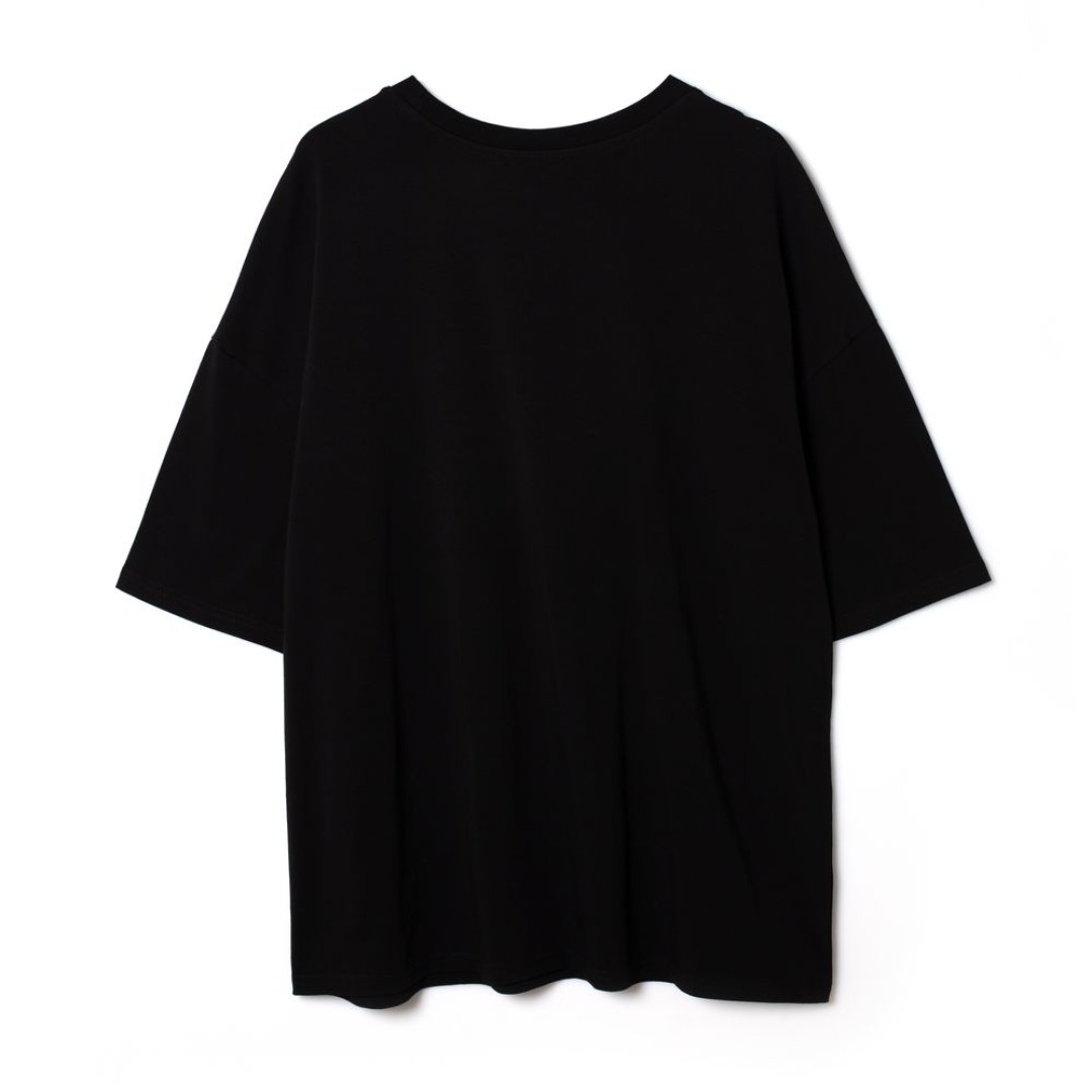 Футболка унисекс оверсайз Crosstown, черная, размер XL