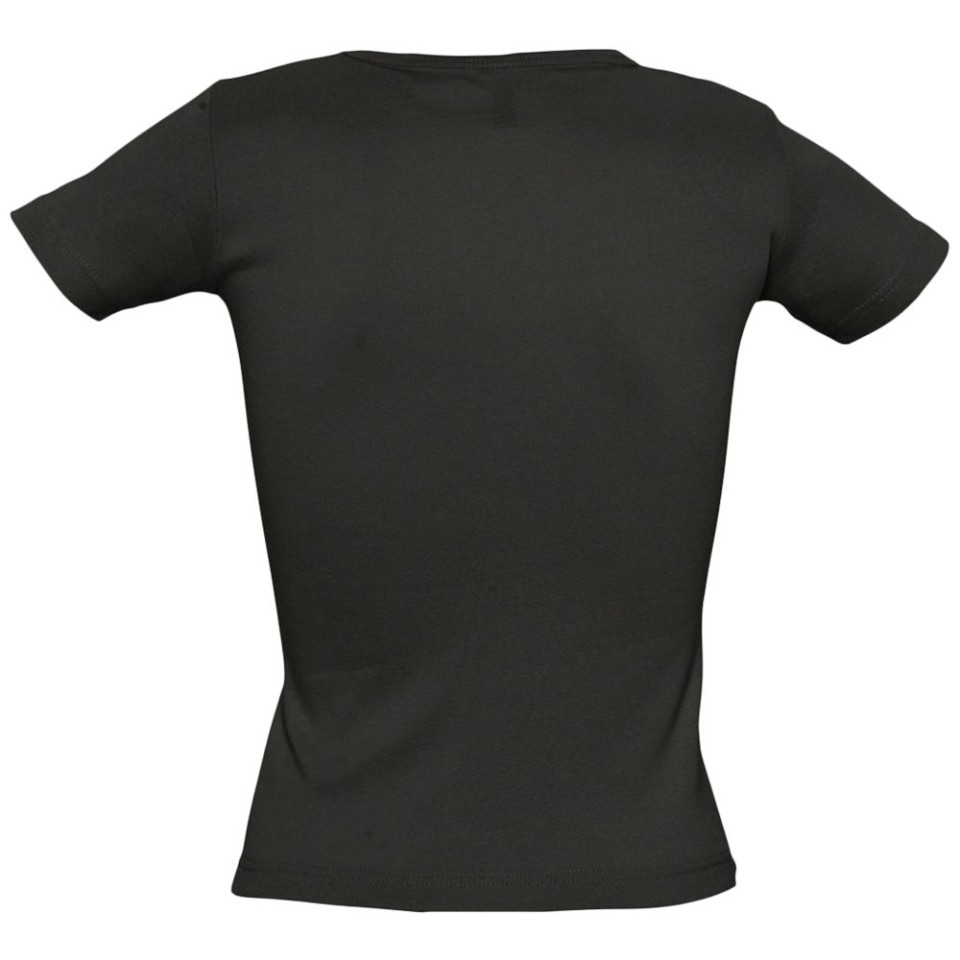 Футболка женская с круглым вырезом Lady 220 черная, XL