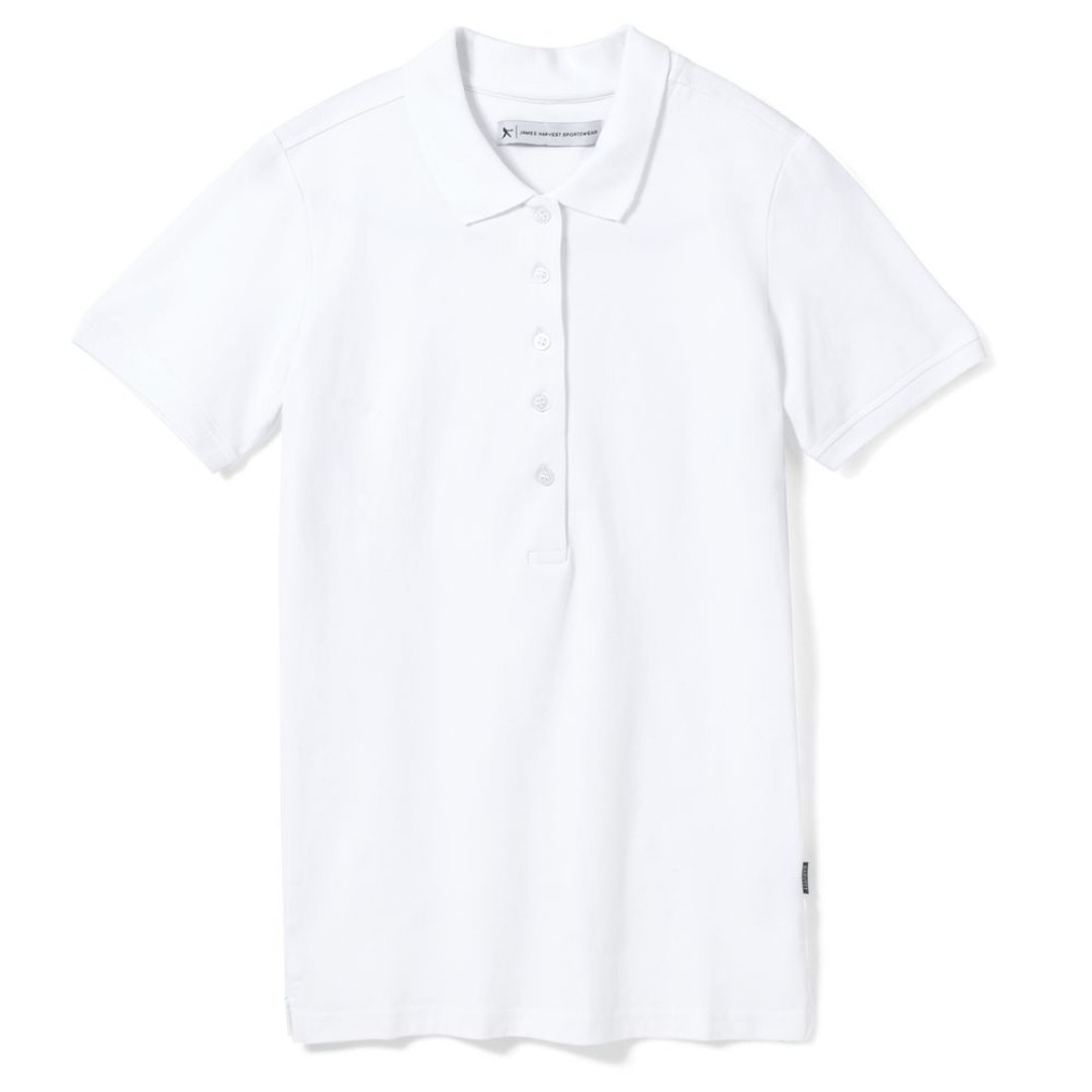 Рубашка поло женская Sunset белая, XXL