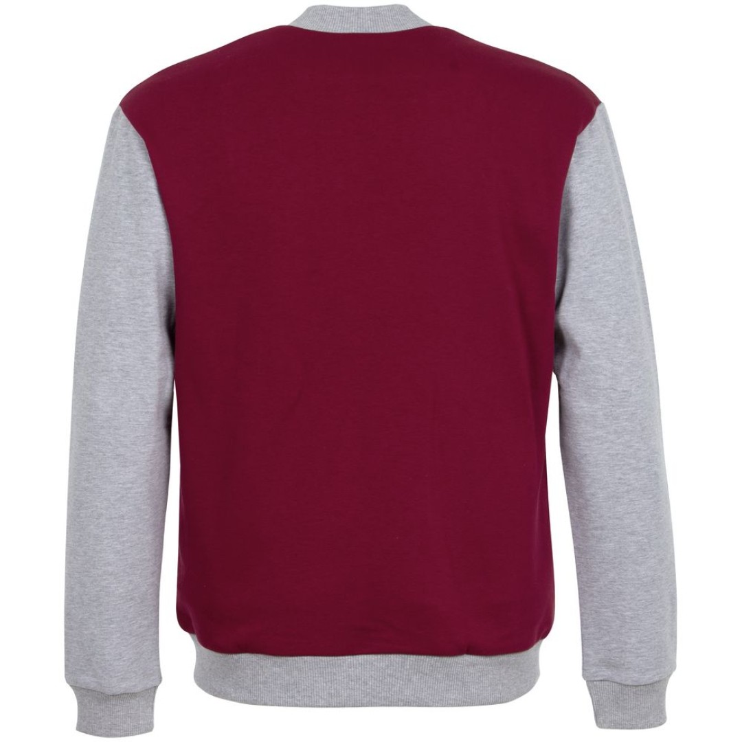 Бомбер College бордовый, S