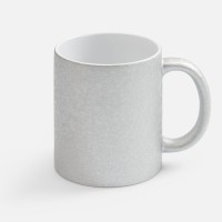 Кружка для сублимационной печати Sagredo, серебристая