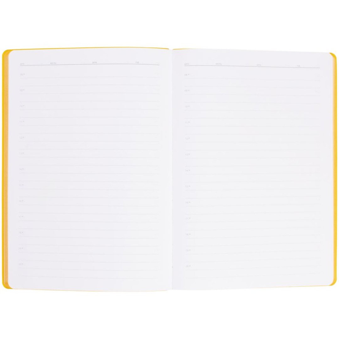 Ежедневник Flexpen Shall, недатированный, желтый
