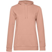 Толстовка с капюшоном женская Hoodie, бежевая (nude), XS