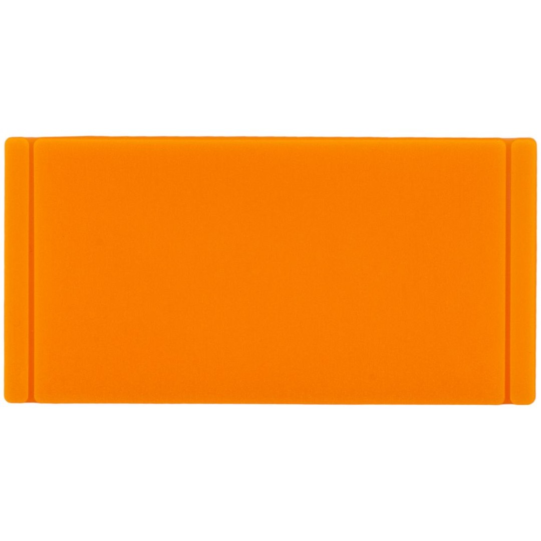 Лейбл из ПВХ Dzeta, S, оранжевый неон