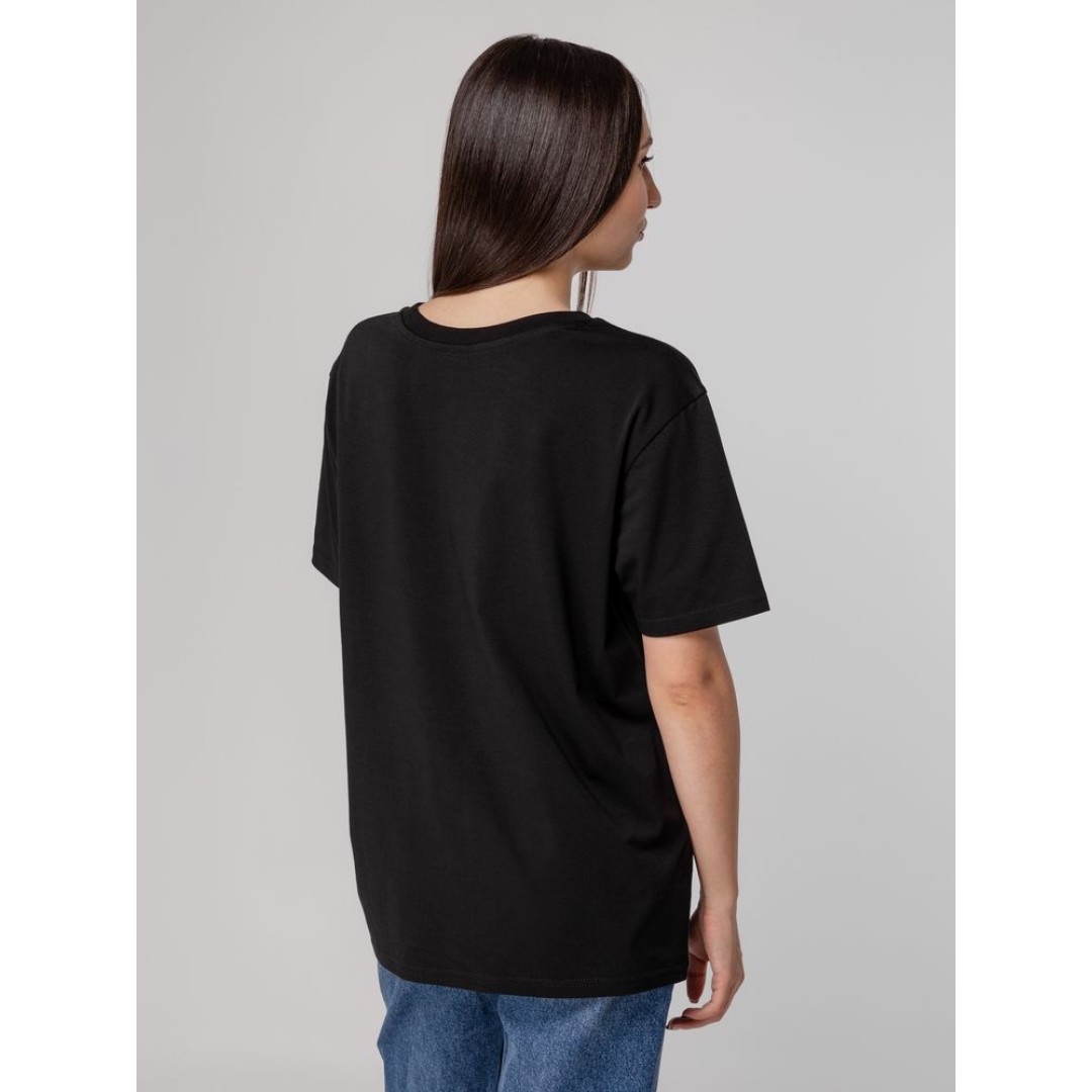 Футболка унисекс Tervu, черная, размер S