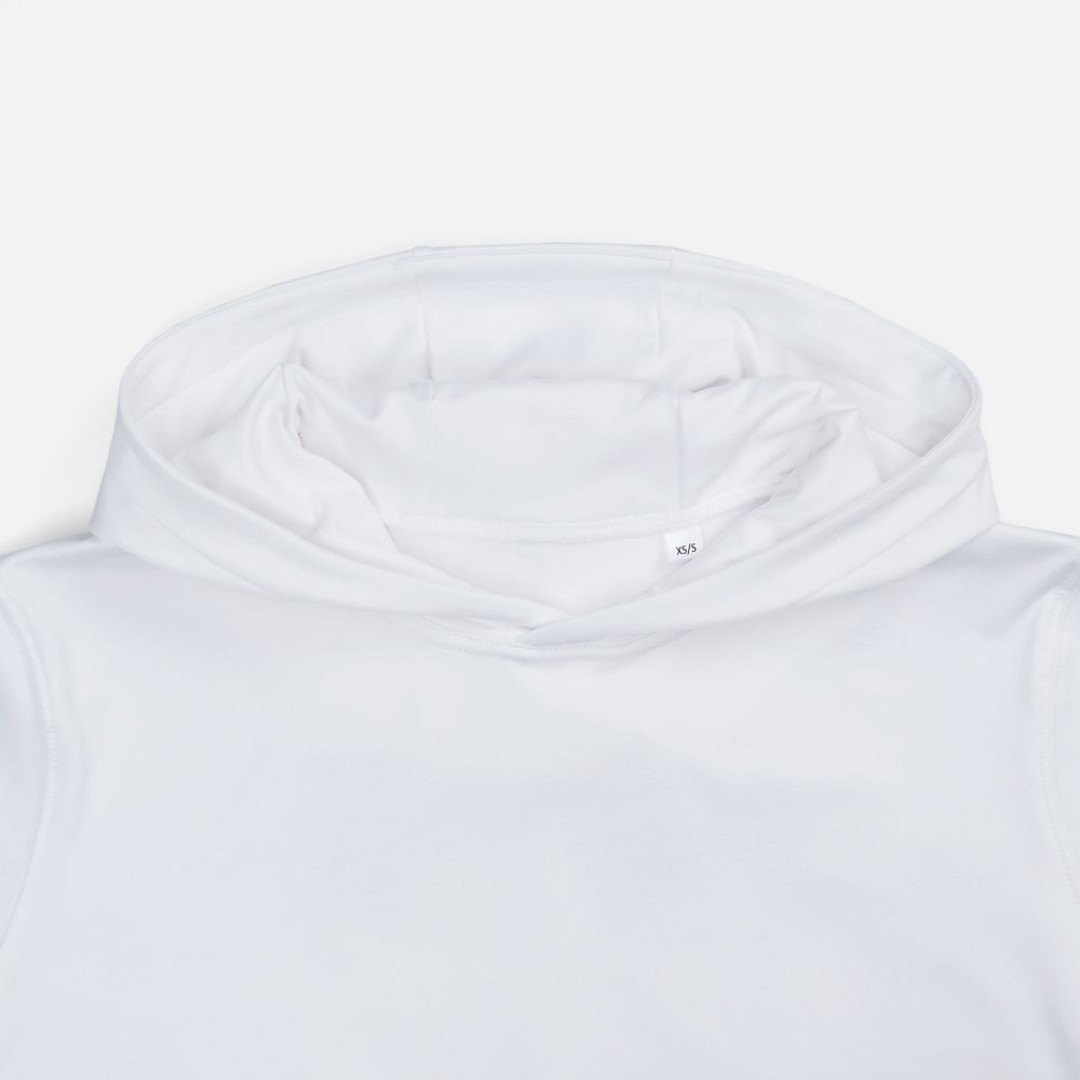 Худи унисекс Morfiss, белое, размер XS/S
