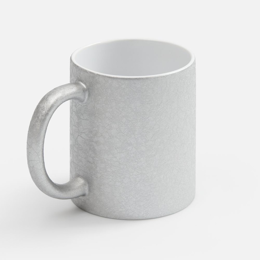 Кружка для сублимационной печати Sagredo, серебристая