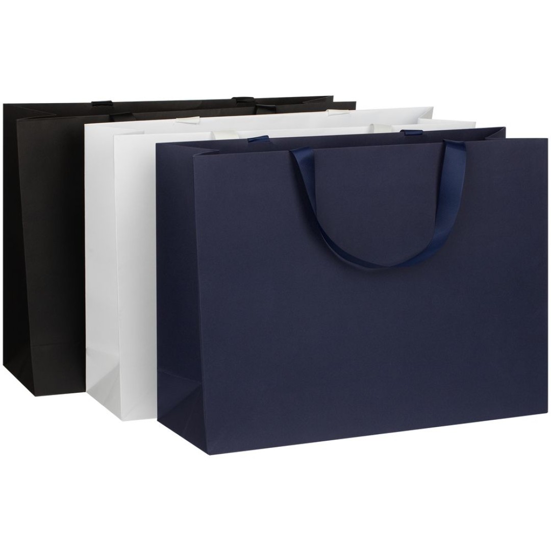 Пакет бумажный Manilla L, синий