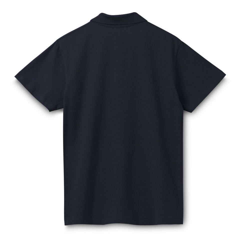 Рубашка поло мужская Spring 210 темно-синяя (navy), XL