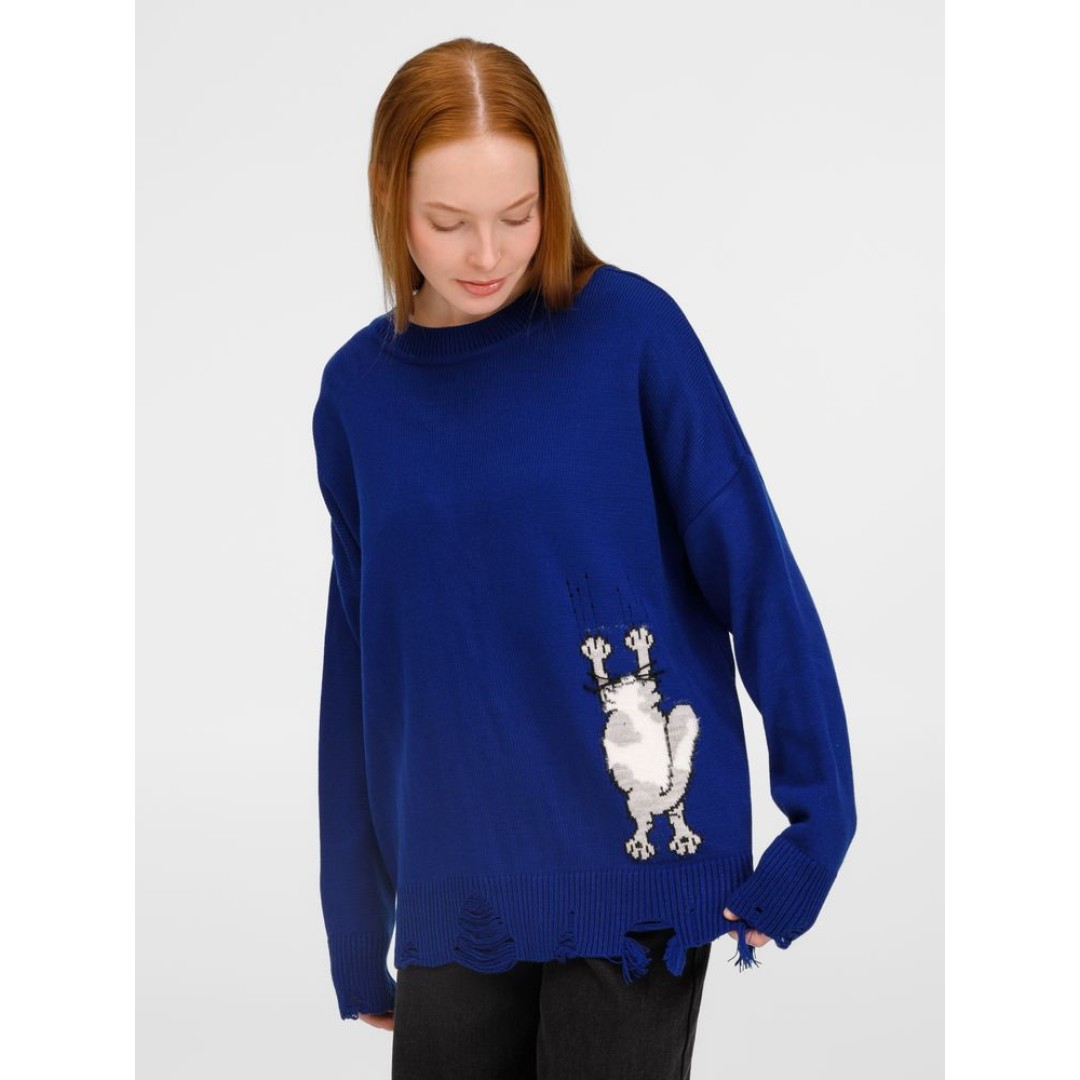 Джемпер Sharpick, темно-синий (кобальт), размер S/M