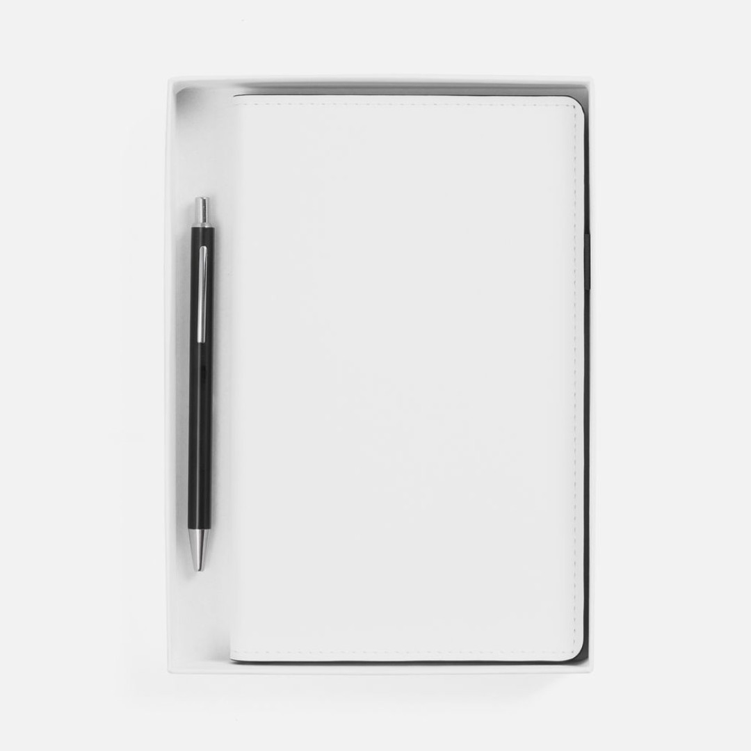 Набор White Shall, бело-черный