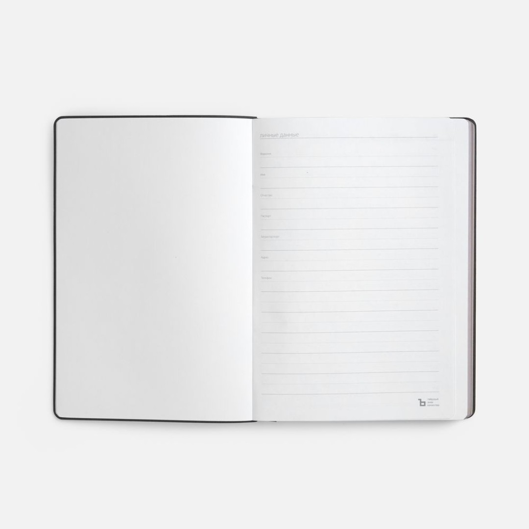 Ежедневник Nebraska Flex, недатированный, красный с золотистым