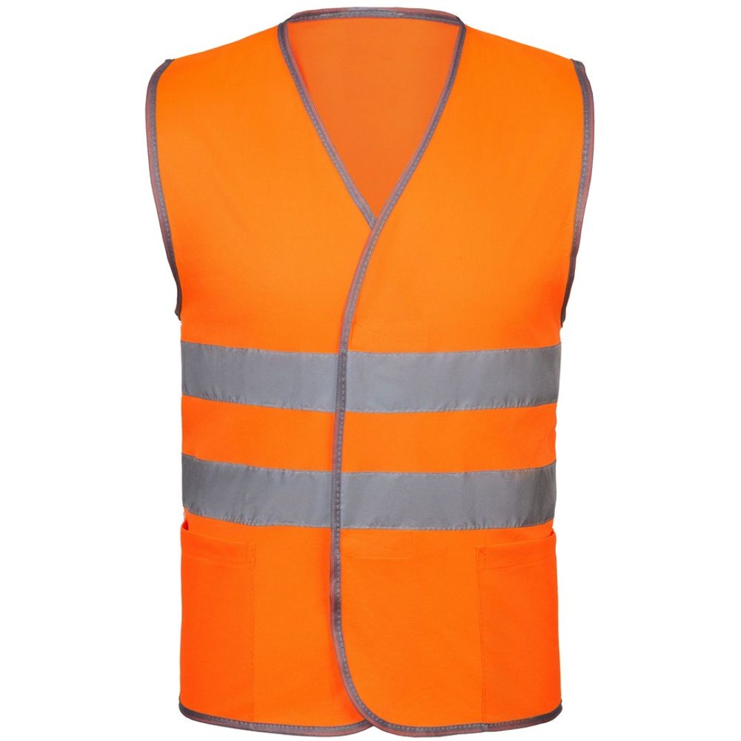 Сигнальный жилет СО-1 ТР, оранжевый флуоресцентный (170;176)-(88;92)