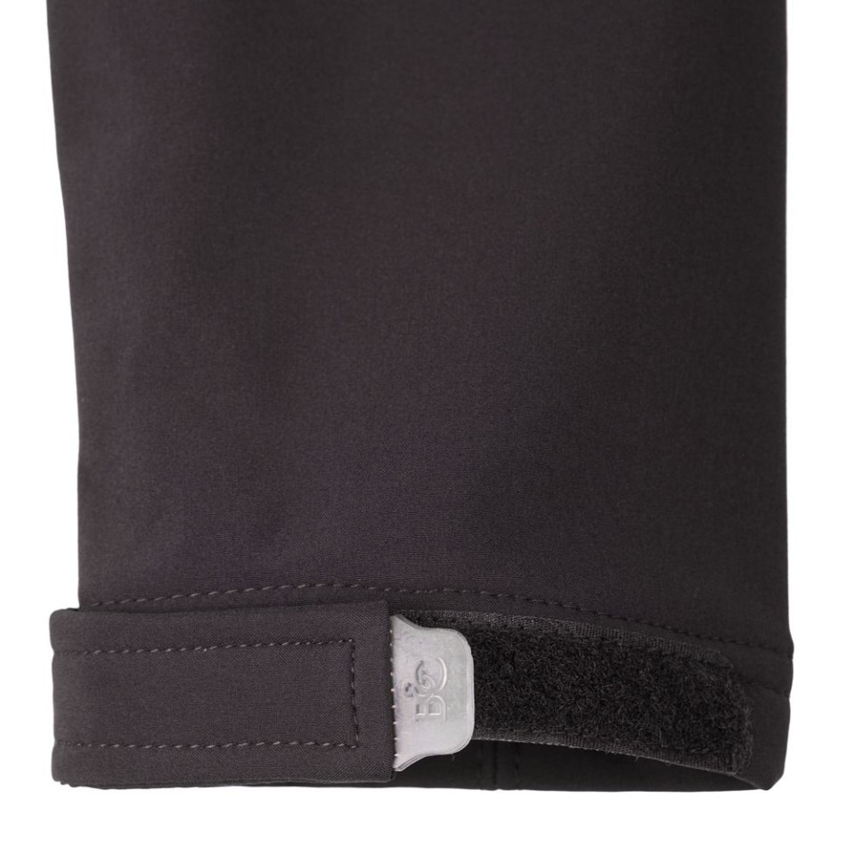 Куртка женская Hooded Softshell черная, L
