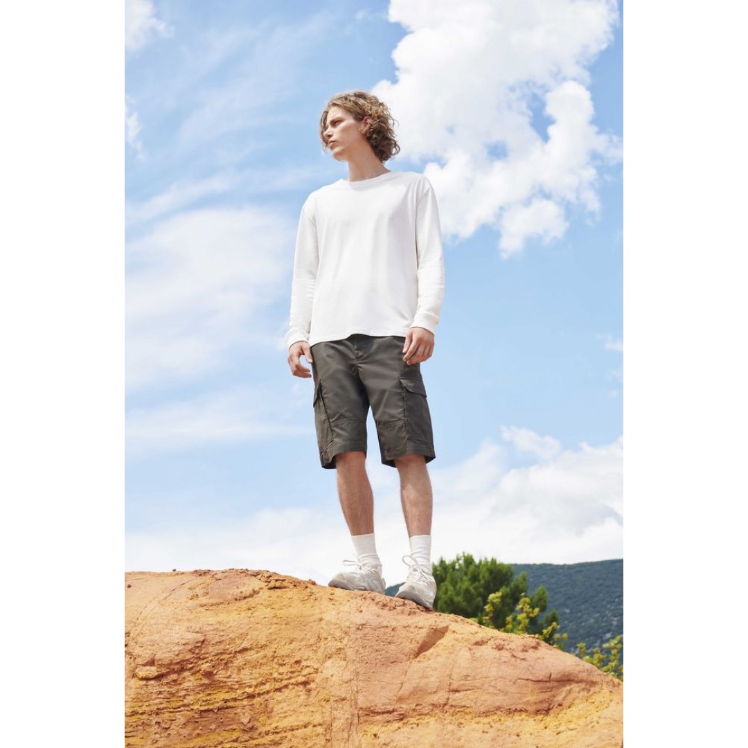 Футболка унисекс с длинным рукавом Pioneer LSL, молочная, размер XS