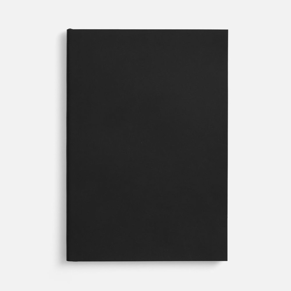 Ежедневник Flat Light, недатированный, черный