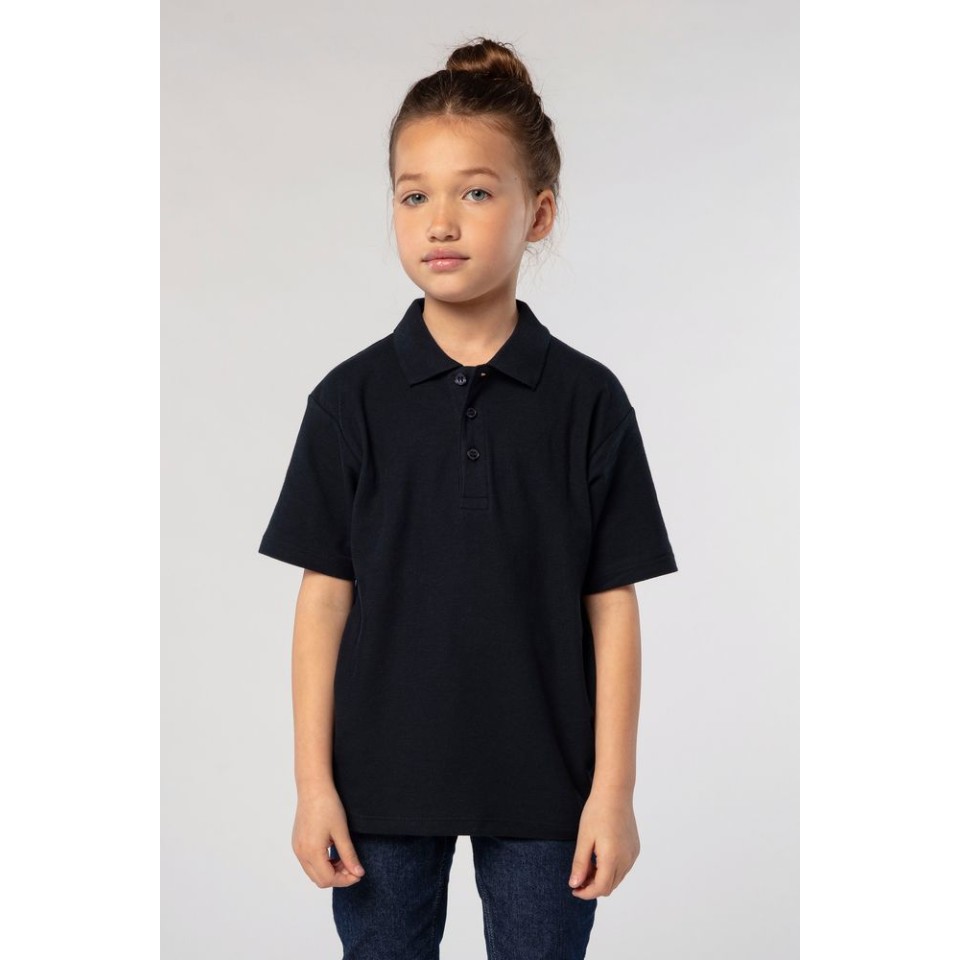 Рубашка поло детская Summer II Kids 170, ярко-синяя