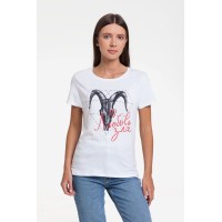 Футболка женская «Любовь зла», белая, S