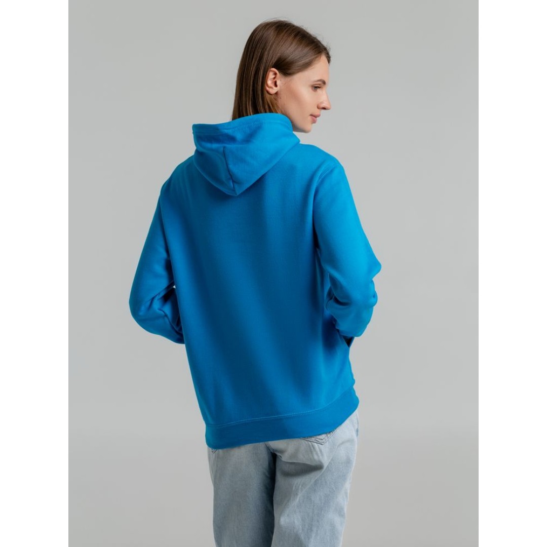 Толстовка с капюшоном Snake II бирюзовая, 3XL