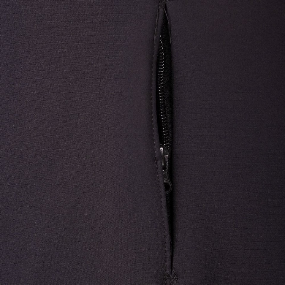 Куртка женская Hooded Softshell черная, L