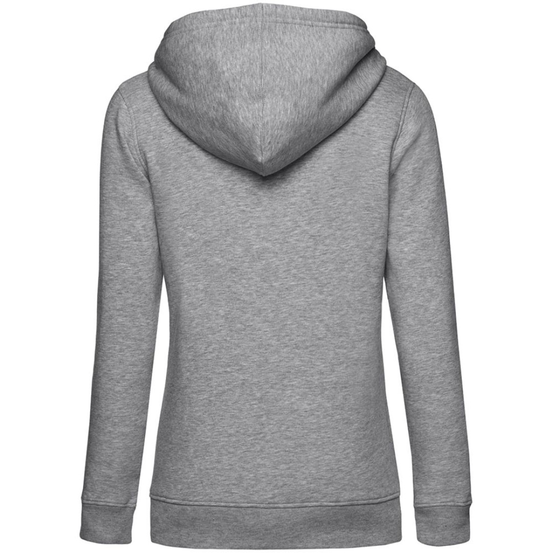 Толстовка с капюшоном женская BNC Inspire (Organic), серый меланж, L