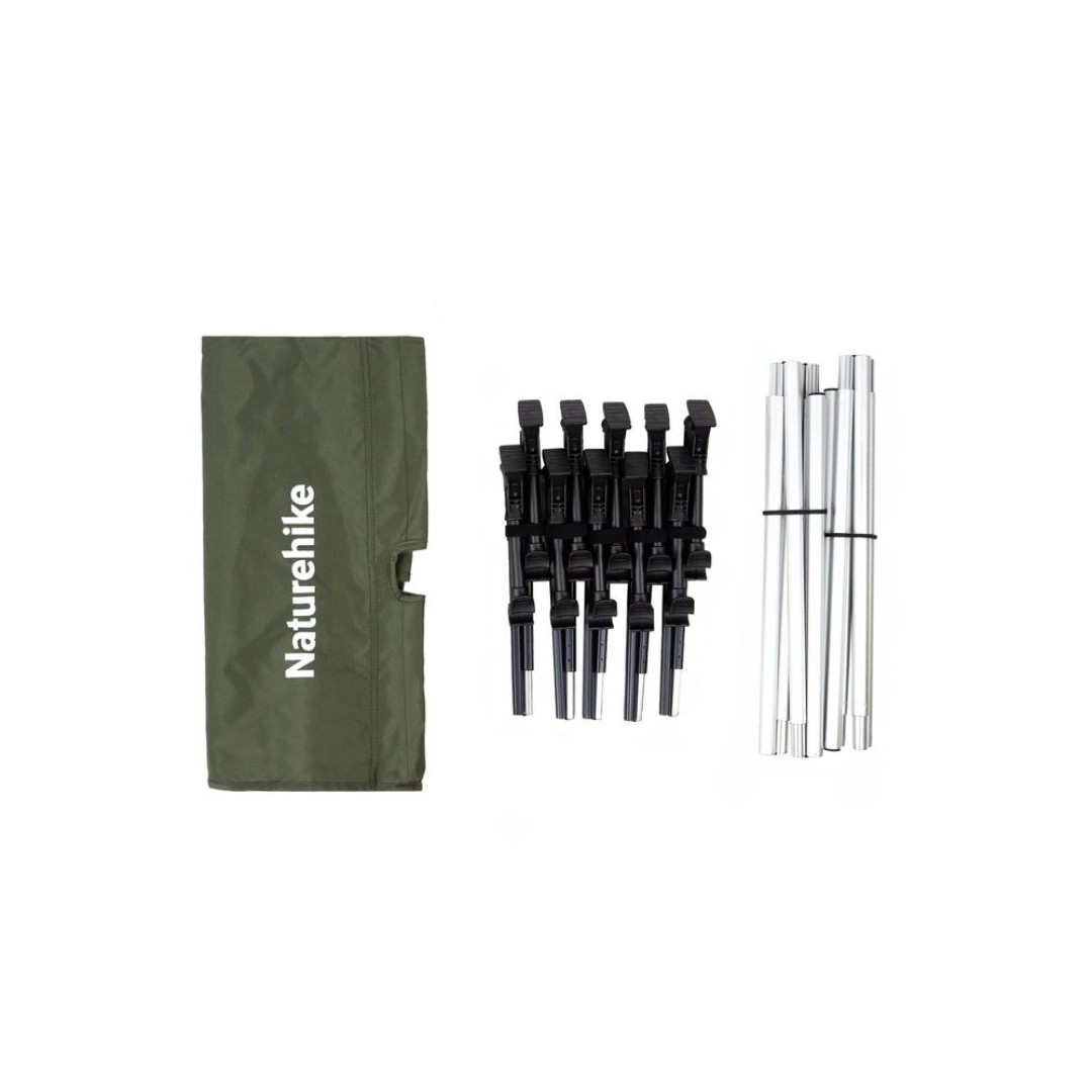 Раскладушка туристическая XJC05, зеленая