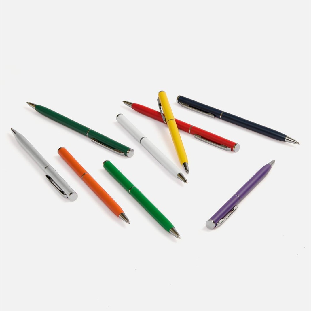 Ручка шариковая Hotel Chrome, ver.2, матовая красная