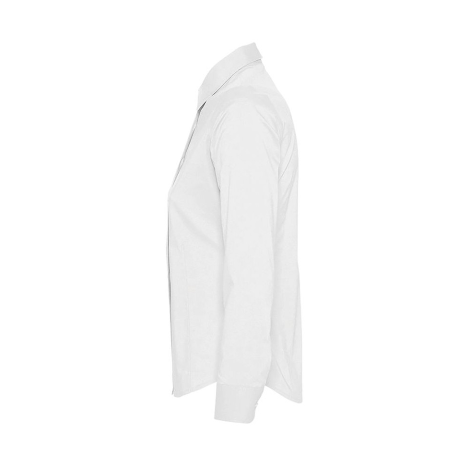 Рубашка женская с длинным рукавом Eden 140 белая, XS