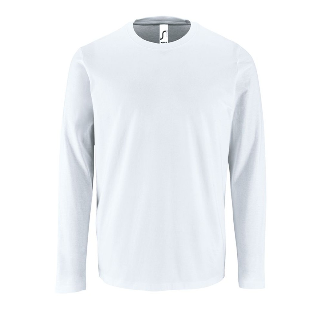 Футболка с длинным рукавом Imperial LSL Men белая, XXL