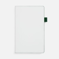 Ежедневник White Shall, недатированный, бело-зеленый