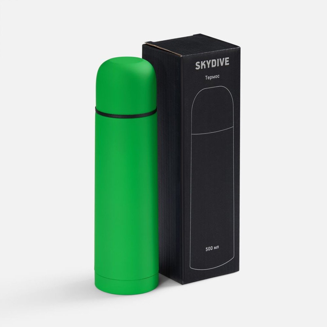 Термос Skydive, ver.2, зеленый