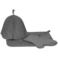 Банный набор Heat Therapy ver.2, мужской, светло-серый