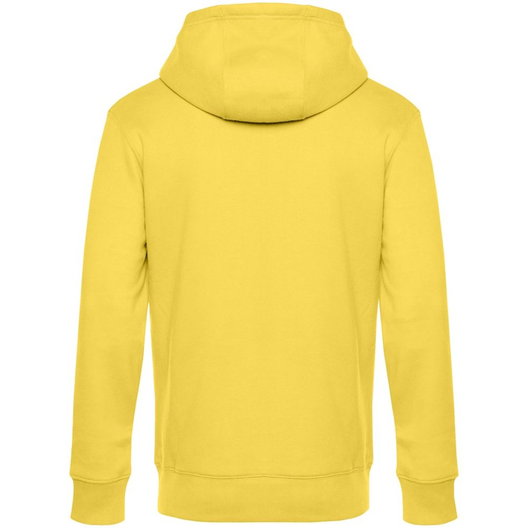 Толстовка с капюшоном унисекс King, желтая