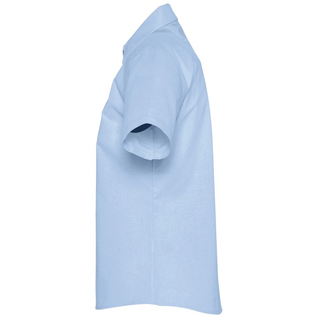 Рубашка женская с коротким рукавом ELITE голубая, S