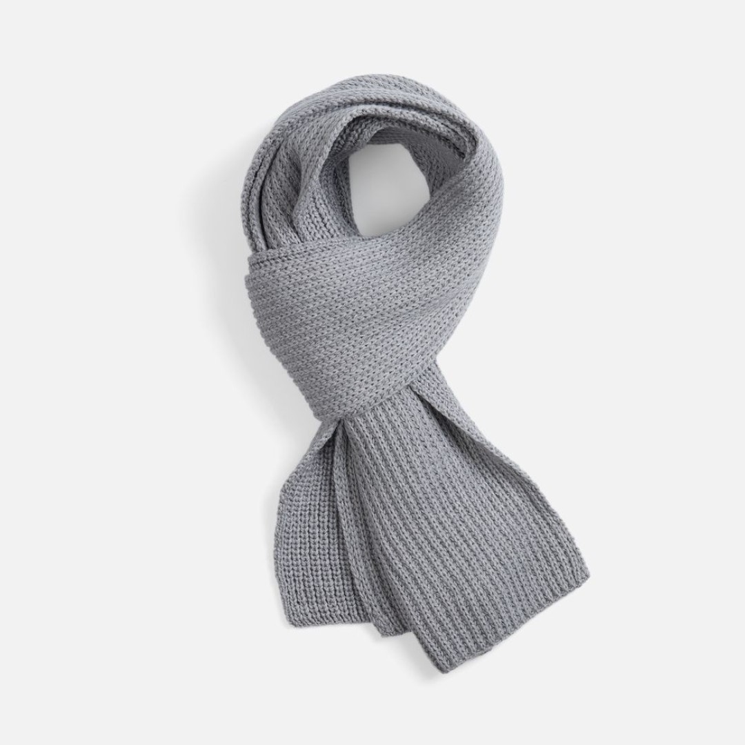 Шарф Nordkyn, светло-серый меланж