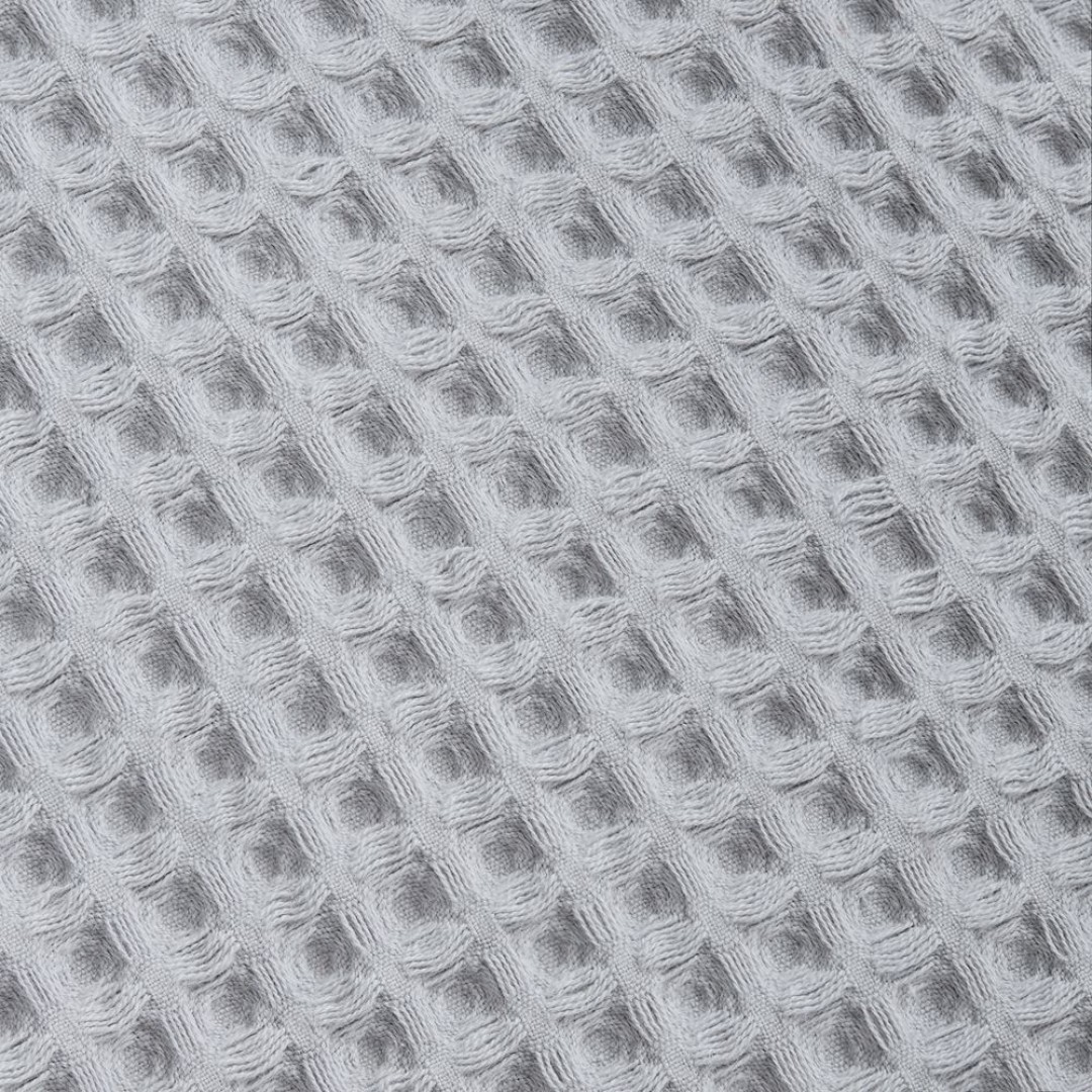 Плед вафельный Elenglect, светло-серый